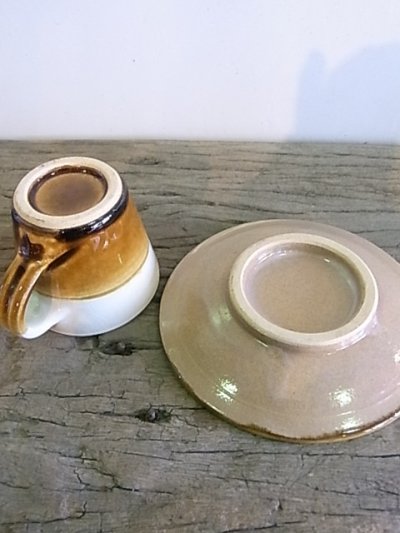 画像1: 出西窯 コーヒーカップ＆ソーサー