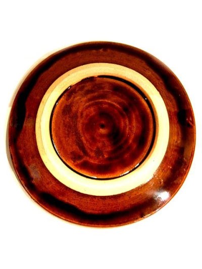 画像3: 出西窯 縁付きプレート皿 (7寸)