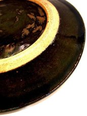 画像4: 出西窯 縁付きプレート皿 (7寸) (4)