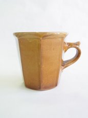 画像1: 湯町窯 切立面取りカップ (1)
