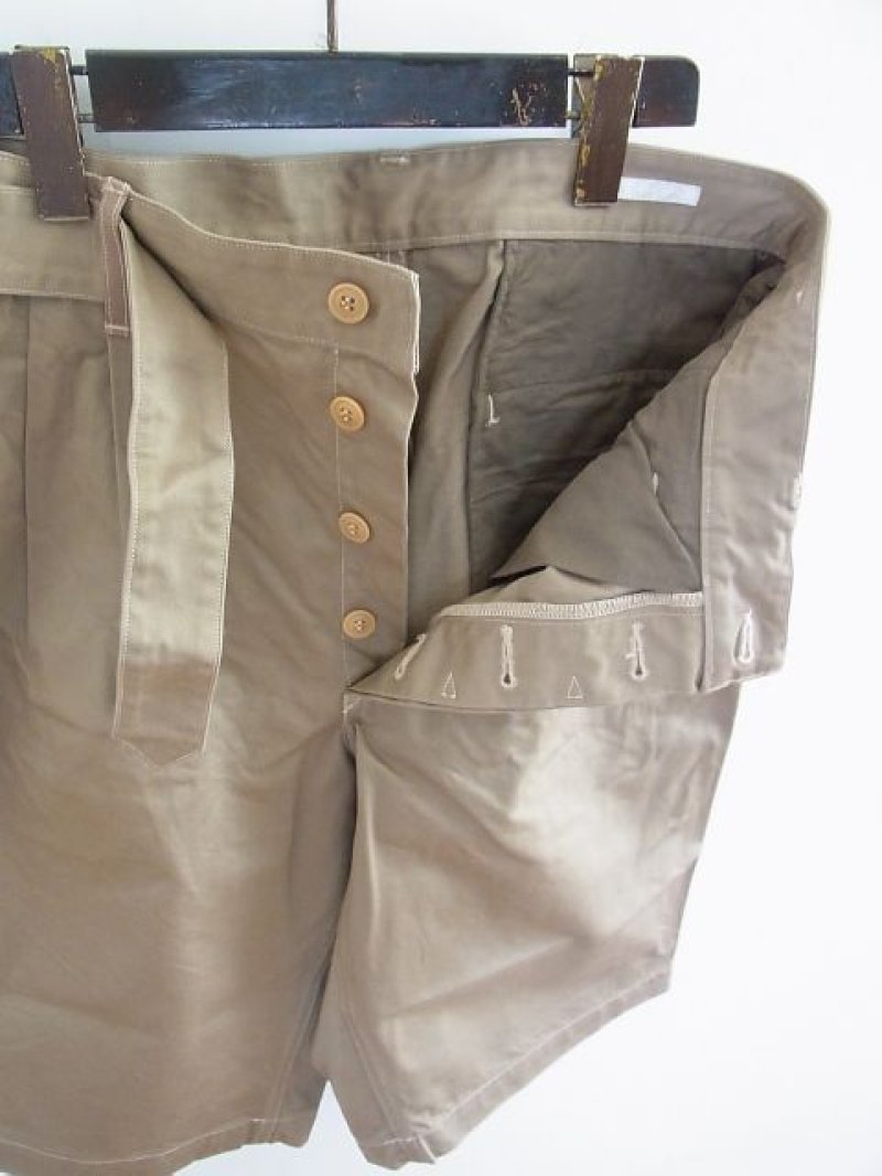 comoli 17ss ベルテッドチノパンツ サイズ1 COMOLI ベルテッドチノショーツ