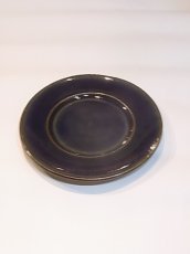 画像1: 出西窯 縁付きプレート皿 (6寸) (1)