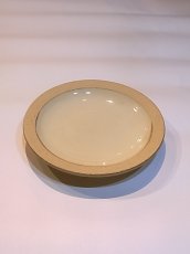 画像1: 出西窯 縁付き皿 (5寸) (1)