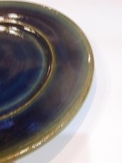 画像2: 出西窯 縁付きプレート皿 (8寸) (2)