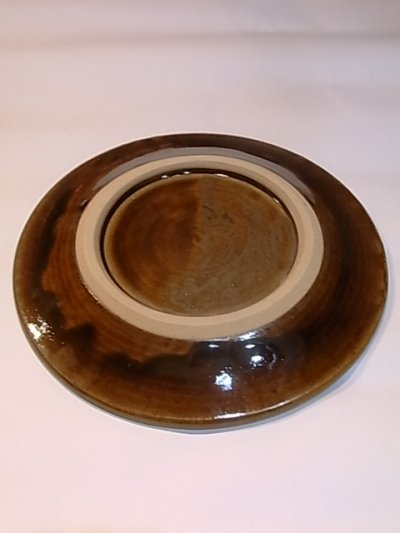 画像3: 出西窯 縁付きプレート皿 (8寸)