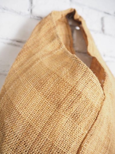 画像2: F/style 縞柄シナ布の手さげ袋