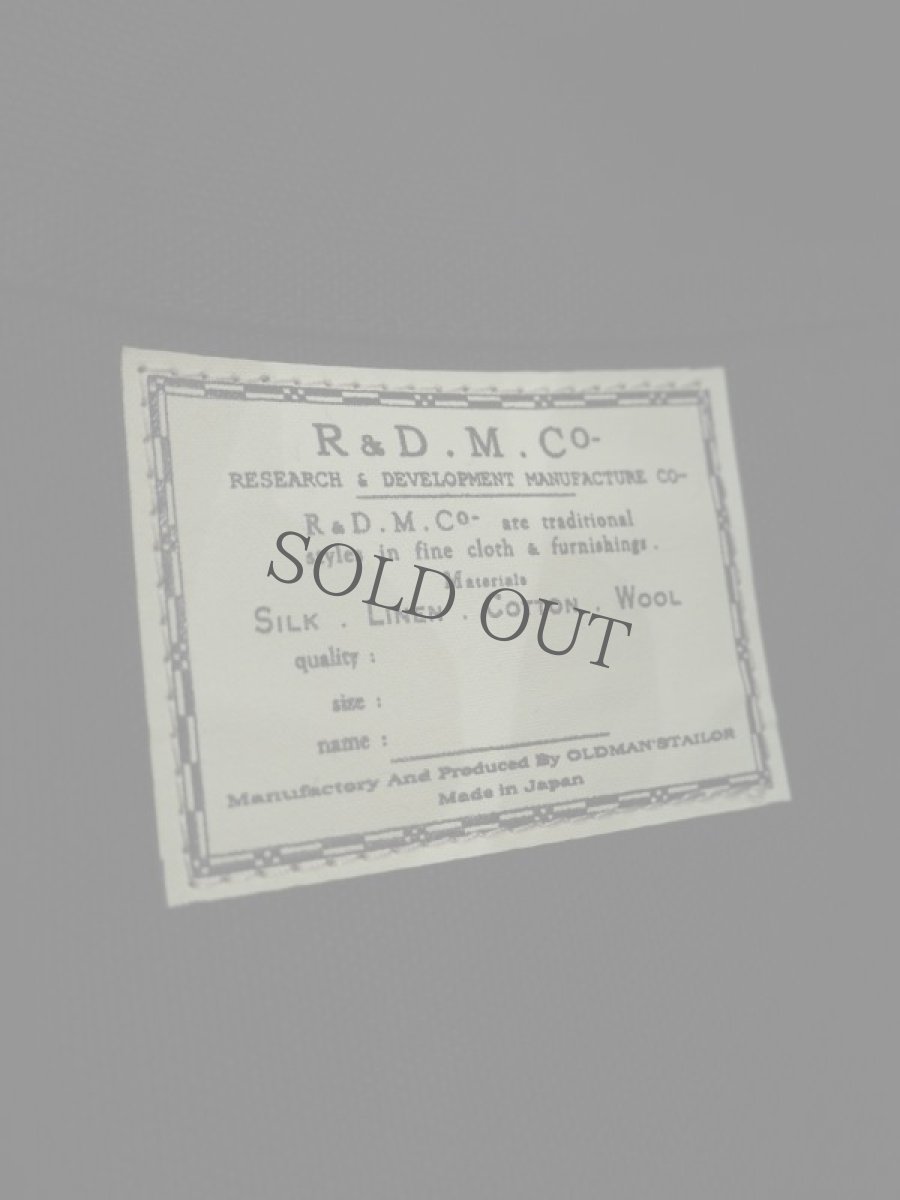 画像7: R&D.M.Co- / OLDMAN'S TAILOR トートバッグ（L） (7)