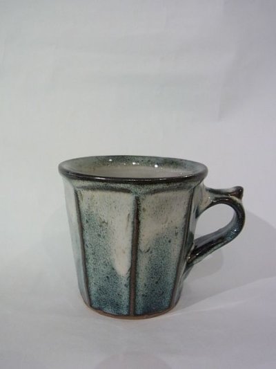 画像1: 湯町窯 切立面取りカップ