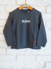 画像1: ●grown in the sun キッズ L/S Tシャツ ”ALOHA-MAHALO” (1)