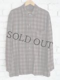 COMOLI ウールチェック オープンカラーシャツ サイズ3 COMOLI | ウールチェックオープンカラーシャツ（navy）- BARD