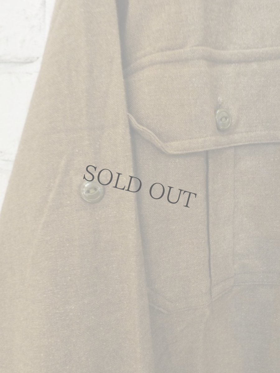 画像7: DEADSTOCK 50's CANADIAN ARMY WOOL LONG SHIRT　デッドストック 50年代 カナダ軍 ウールロングシャツ (7)
