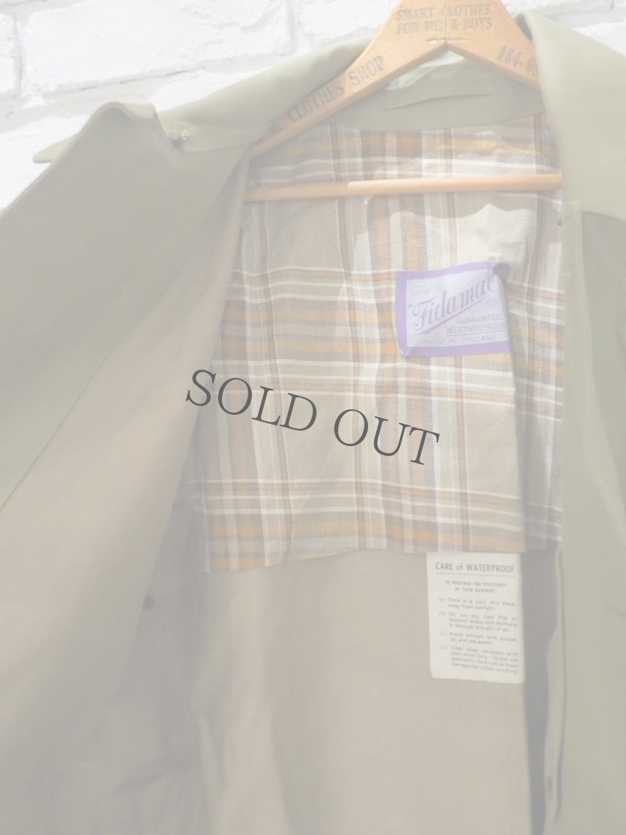 画像10: DEADSTOCK 50's UK ARMY OFFICERS MACKINTOSH (10)