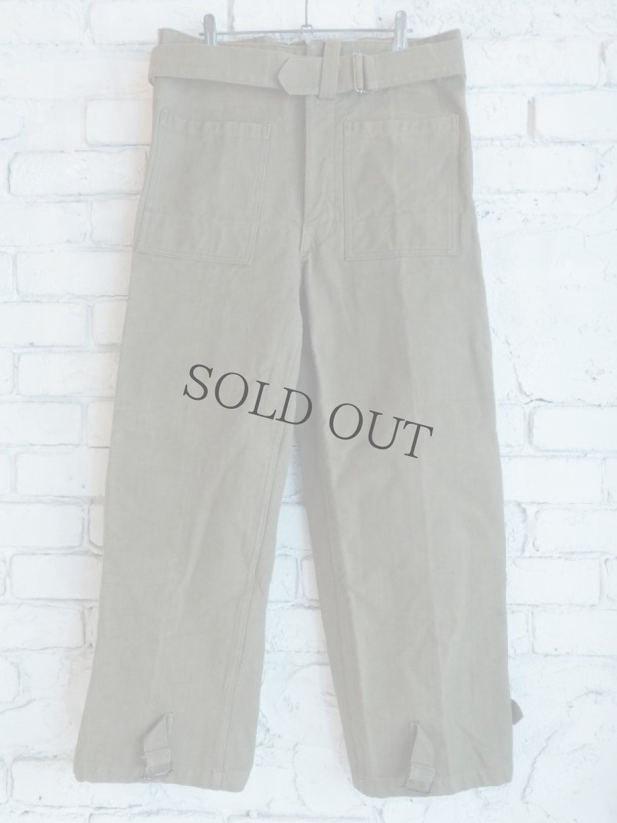 画像1: DEADSTOCK FRENCH ARMY MOTORCYCLE PANTS (1)