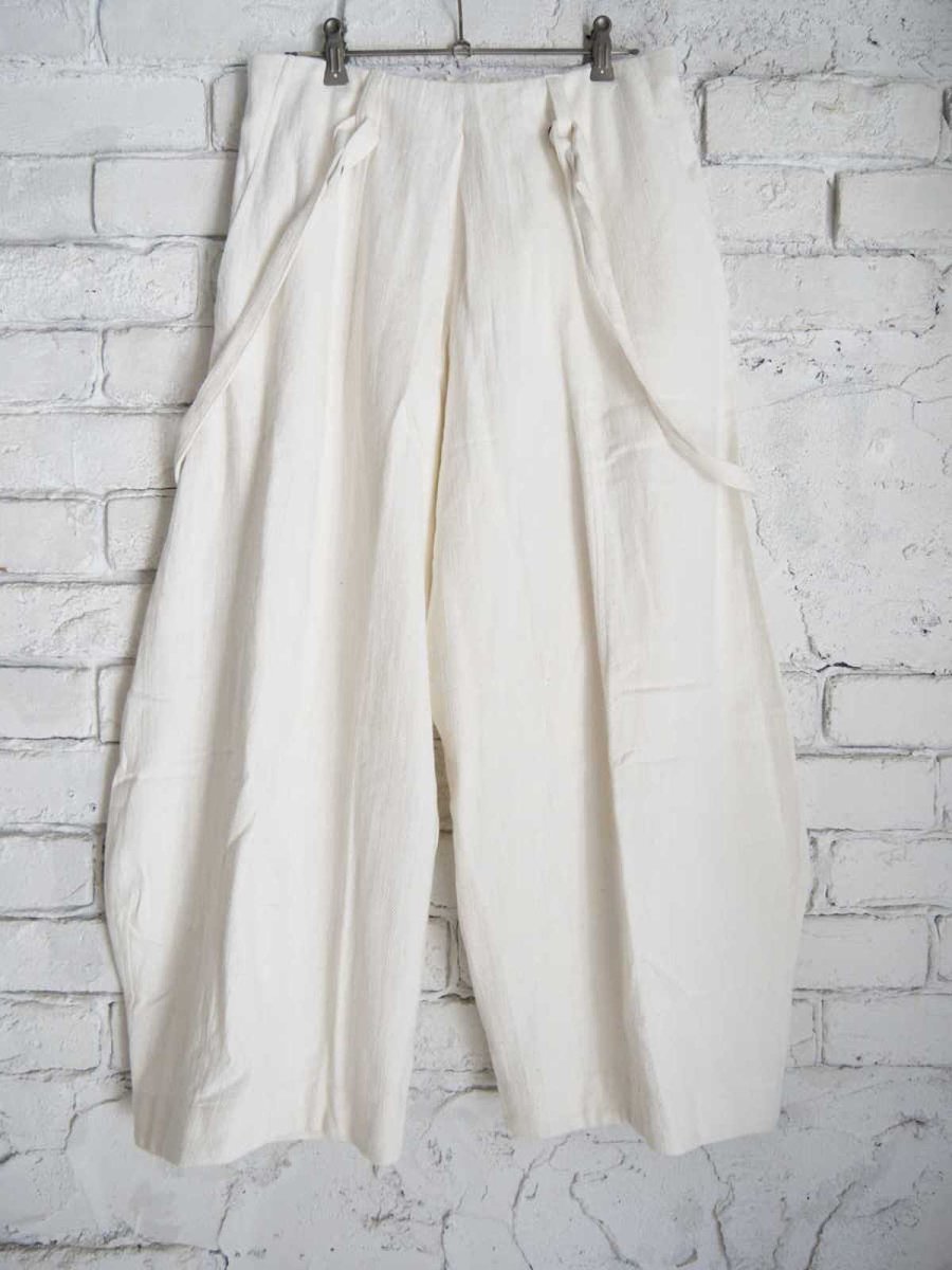 画像1: CALICO キャリコ デニムカディーサスペンダーワイドパンツ  CAW508D WH  (1)