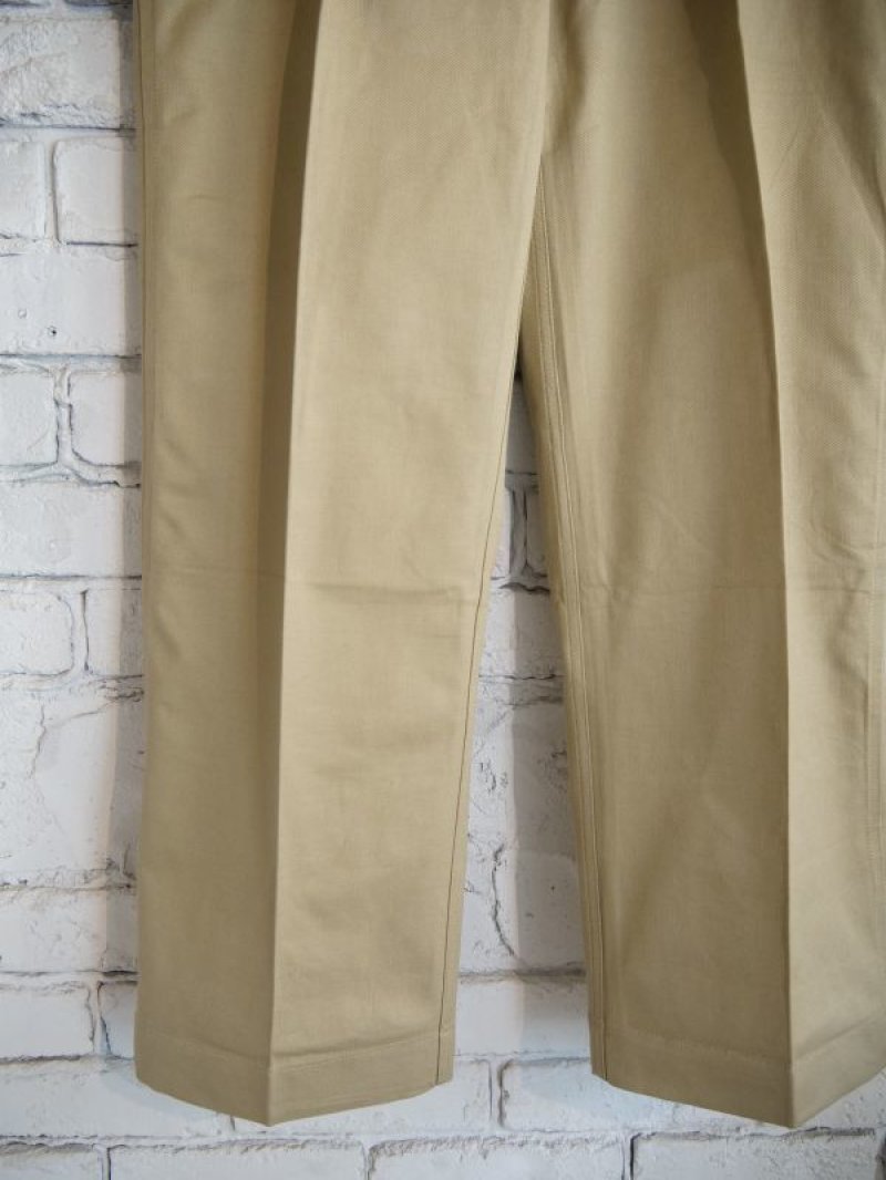 美品 50s〜 フランス軍 M-52 コットンチノパンツ ツータック 後期 35 DEADSTOCK FRENCH ARMY M52 CHINO PANTS 後期 size35 デッドストック