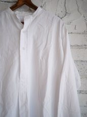画像2: 50〜60's VINTAGE BRITISH BAND COLLAR DRESS SHIRT (SINGLE CUFFS)　50〜60年代 ヴィンテージ イギリス バンドカラードレスシャツ シングルカフス (2)
