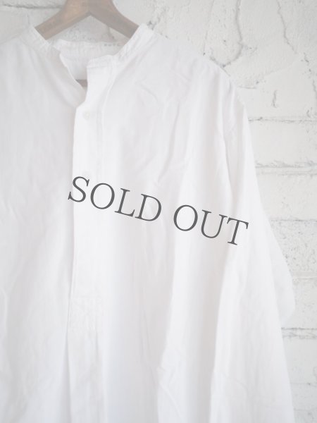 50〜60's VINTAGE BRITISH BAND COLLAR DRESS SHIRT (SINGLE