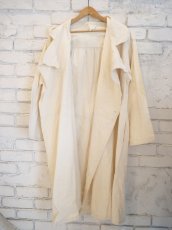 画像6: DEADSTOCK 50's FRENCH ARMY LINEN HOSPITAL COAT　デッドストック50年代 フランス軍 リネン ホスピタルコート (6)