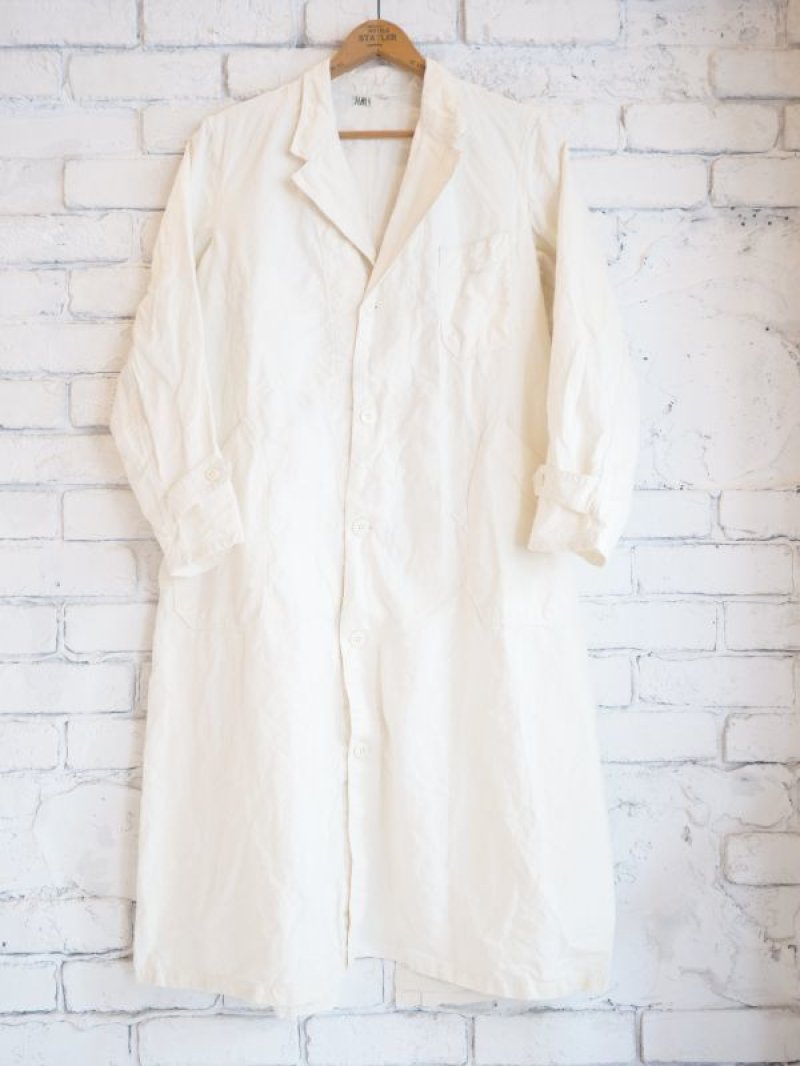DEADSTOCK 50's FRENCH ARMY COTTON HOSPITAL COAT デッド