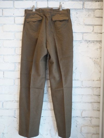 画像3: DEADSTOCK 50's FRENCH ARMY WOOL TROUSERS　デッドストック 50年代 フランス軍 ウール トラウザーズ