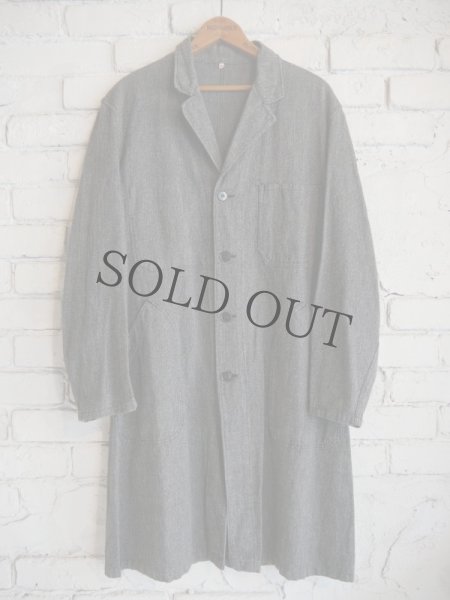 VINTAGE FRENCH WORK BLACK CHAMBRAY COAT (VETRA社製) ヴィンテージ 