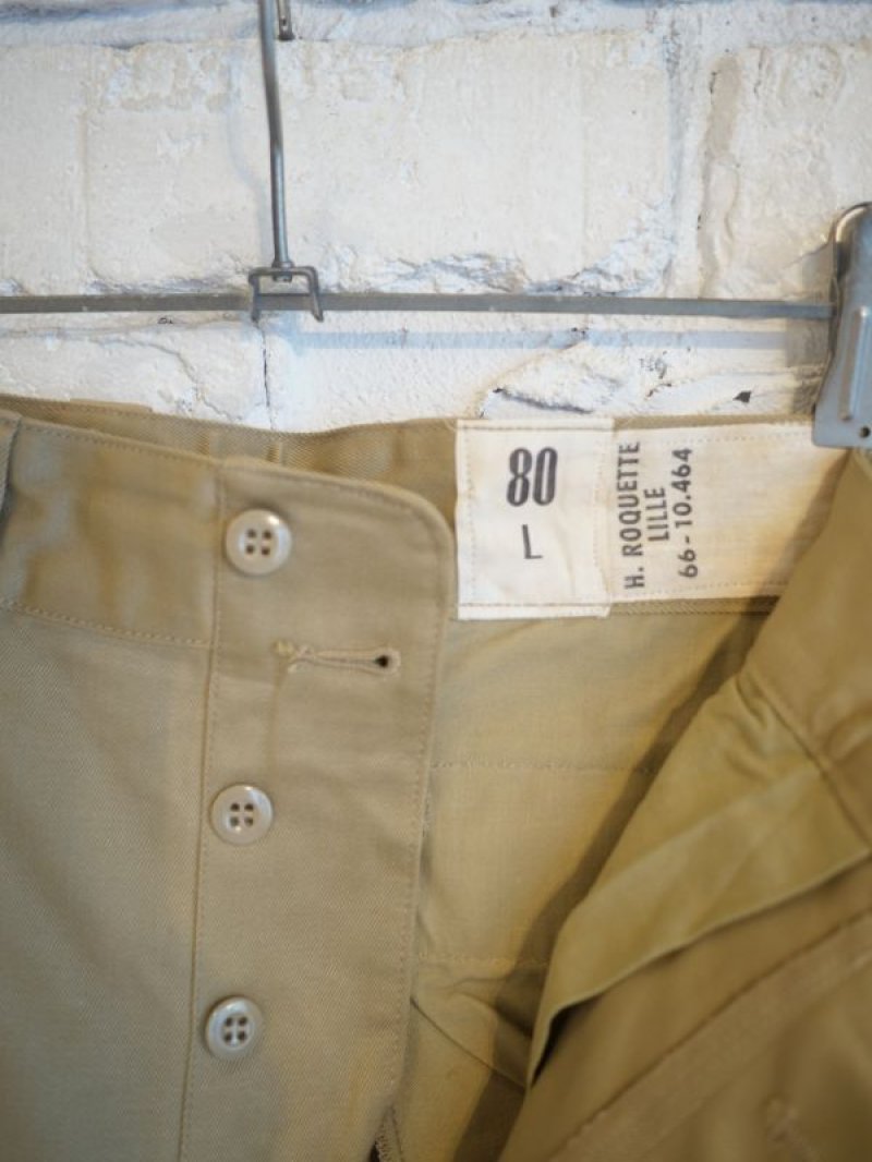 DEADSTOCK FRENCH ARMY M52 CHINO PANTS 後期 size80L デッド