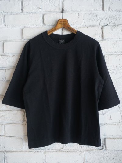 画像1: homspun ホームスパン 天竺６分袖Ｔシャツ 6370