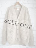 HERILL Cashmerenep Cable Cardigan ヘリル カシミヤネップケーブルカーディガン (22-080-HL-8200-3)