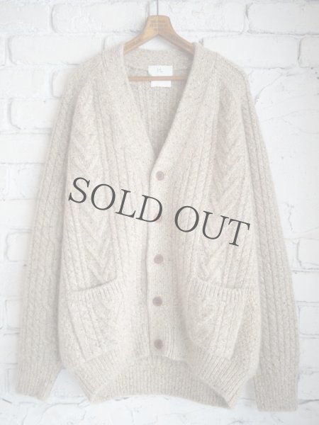 HERILL Cashmerenep Cable Cardigan カシミヤネップカーディガン