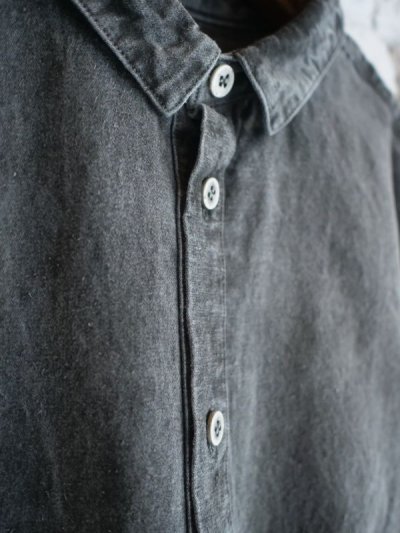 画像2: MITTAN SH-40 裏絹紬表綿高密度シャツ