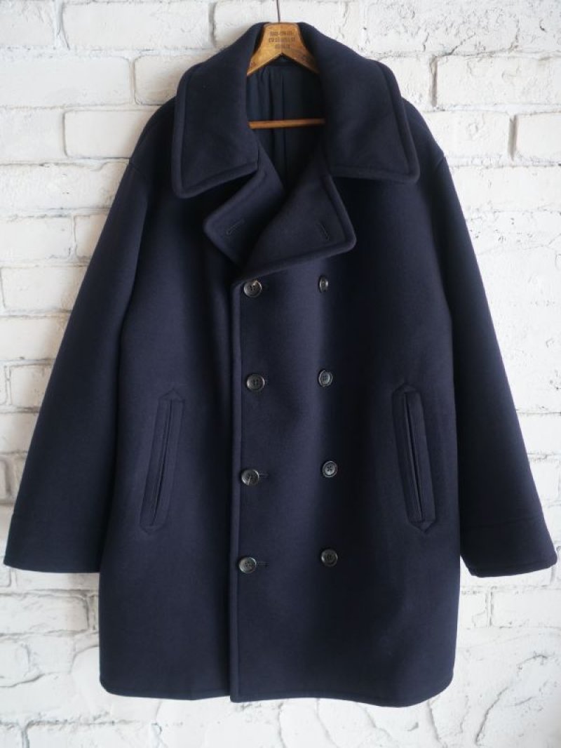 a.presse アプレッセ Pコート 2 ウール ネイビー A.PRESSE ア プレッセ Pコート(21AAP-01-02H)