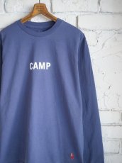 画像3: grown in the sun  グローインザサン L/S Tシャツ Belluria Exclusive Model "CAMP-ALONE" ロングスリーブTシャツ 〝キャンプ-アローン〟 (3)