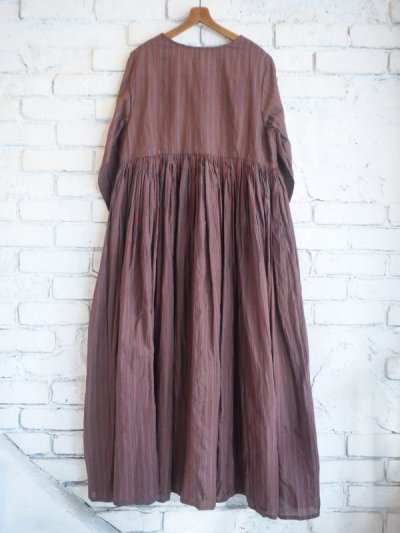 画像3: maku textiles Cotton and Silk Handwoven Dress マクテキスタイルズ コットンシルクハンドウーブンドレス(G2180 L)