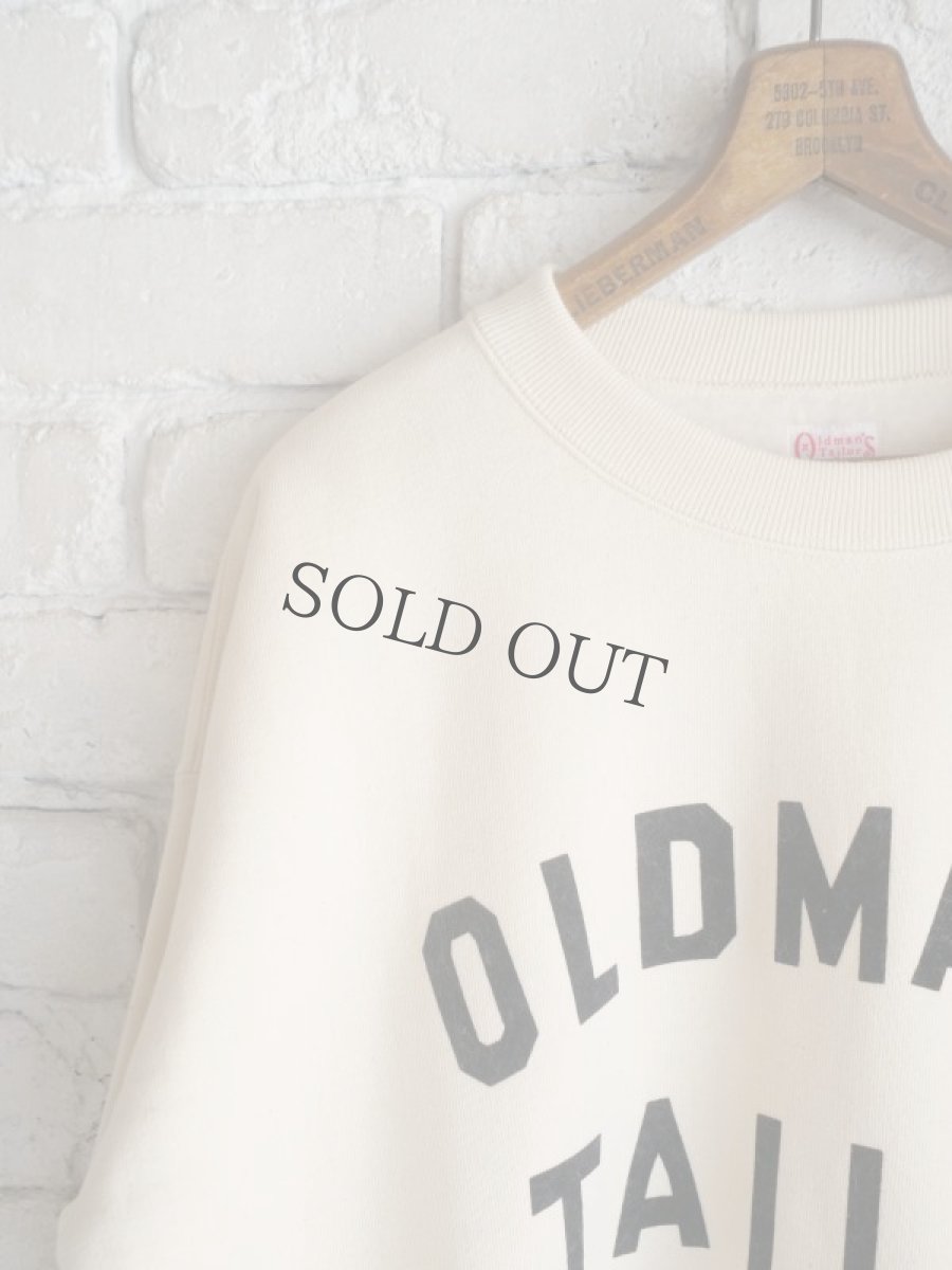 画像2: R&D.M.Co- / OLDMAN'S TAILOR OMT PRINT CREW NECK SWEAT オールドマンズテーラー  プリントクルーネックスウェット（m841a） (2)
