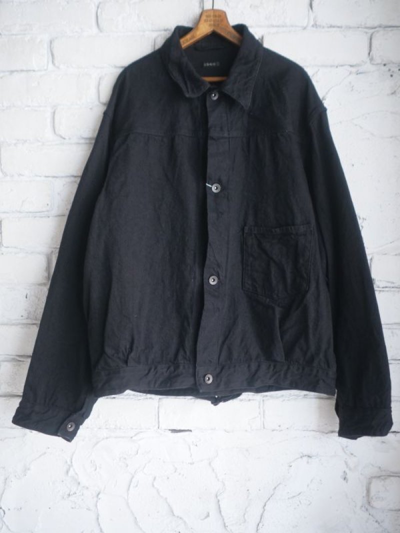 COMOLI デニムジャケット　ブラック サイズ3 COMOLI (コモリ) デニム ジャケット