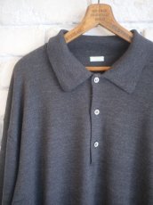 画像2: A.PRESSE L/S Knit Polo Shirt アプレッセ ロングスリーブニットポロシャツ (22AAP-03-03H) (2)
