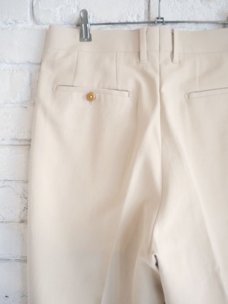 MAATEE&SONS シルク混合チノパン　ライトグレージュ　3 MAATEE&SONS シルク混合チノパン ライトグレージュ 3