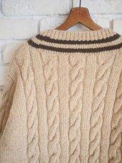 画像6: Slopeslow Hand knitting cricket sweater スロープスロウ  ハンドニットクリケットセーター（1223002） (6)