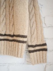 画像4: Slopeslow Hand knitting cricket sweater スロープスロウ  ハンドニットクリケットセーター（1223002） (4)
