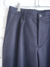 画像2: Scye Wool Cashmere Pleated Trousers サイ ウールカシミヤプリーツトラウザーズ（5122-83558） (2)
