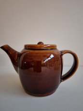 画像1: 出西窯 紅茶ポット 切立型 小 (1)
