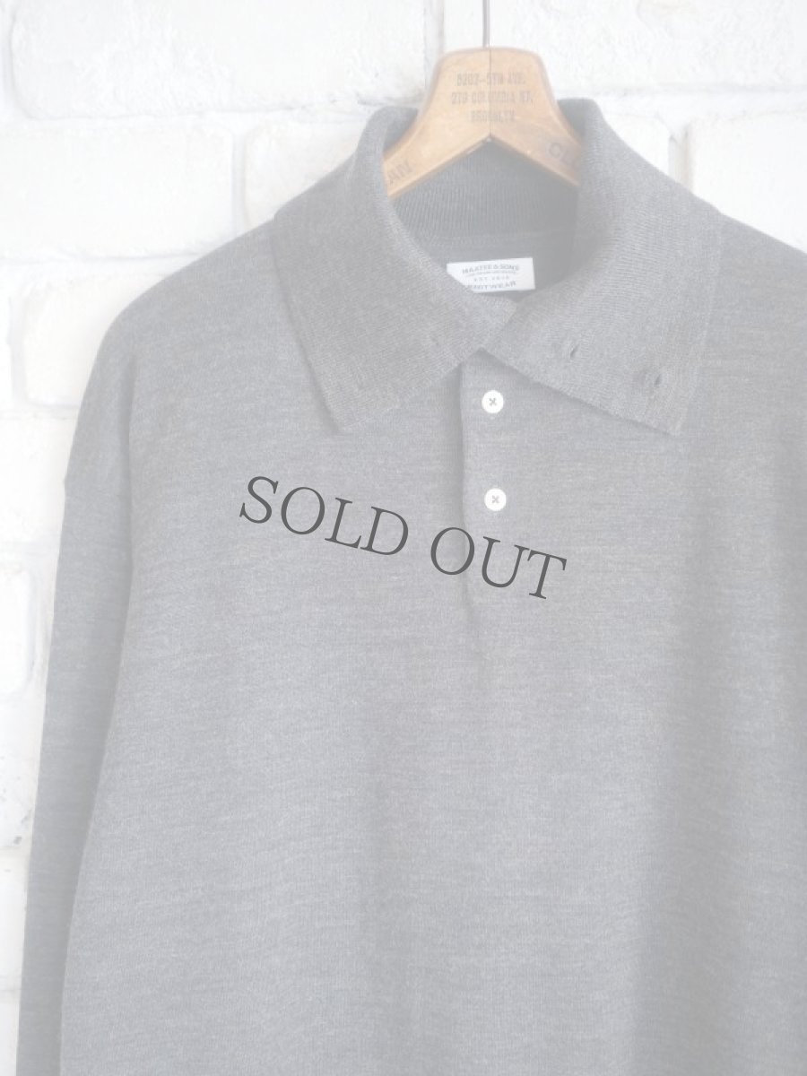 画像2: MAATEE&SONS POLO TURTLE SWEATER マーティーアンドサンズ ポロタートルセーター（MT2303-0102） (2)