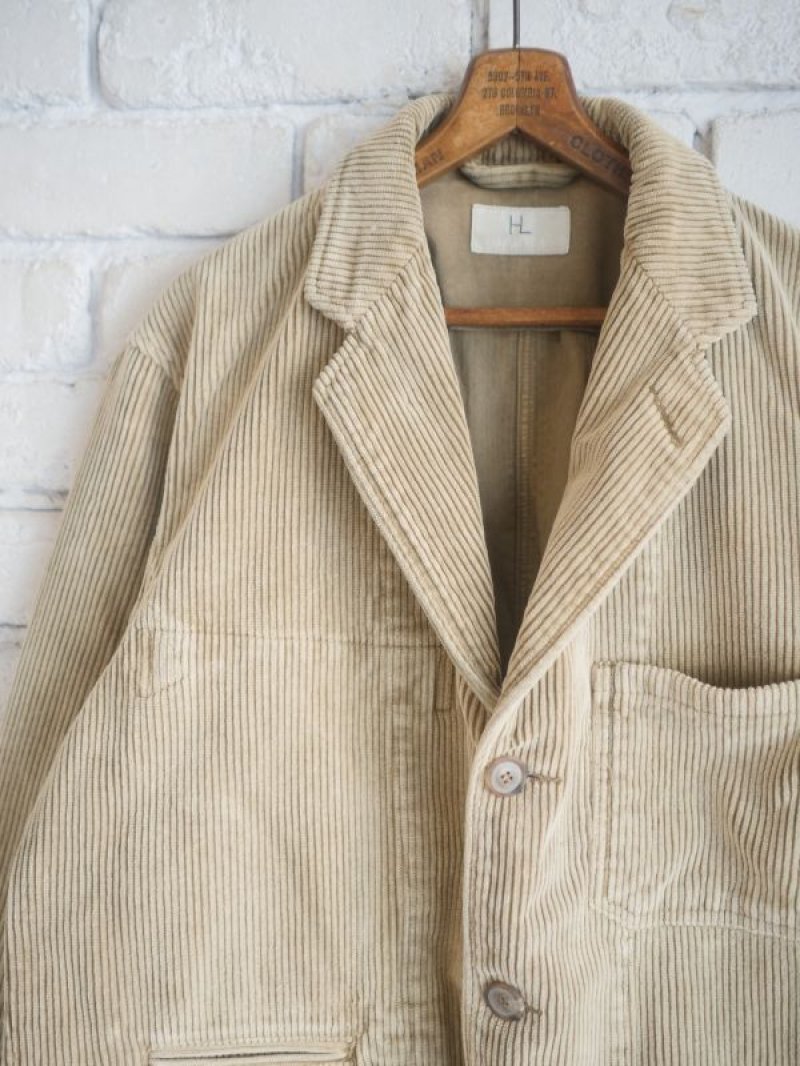 画像1: HERILL Heavy Corduroy WorkJK ヘリル ヘビーコーデュロイワークジャケット (22-010-HL-8040-3)
