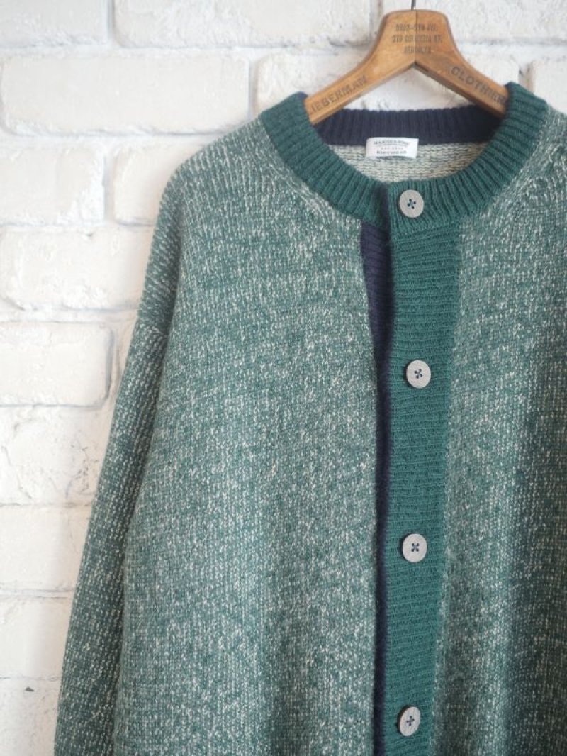 MAATEE&SONS C/N CARDIGAN マーティーアンドサンズ 強撚