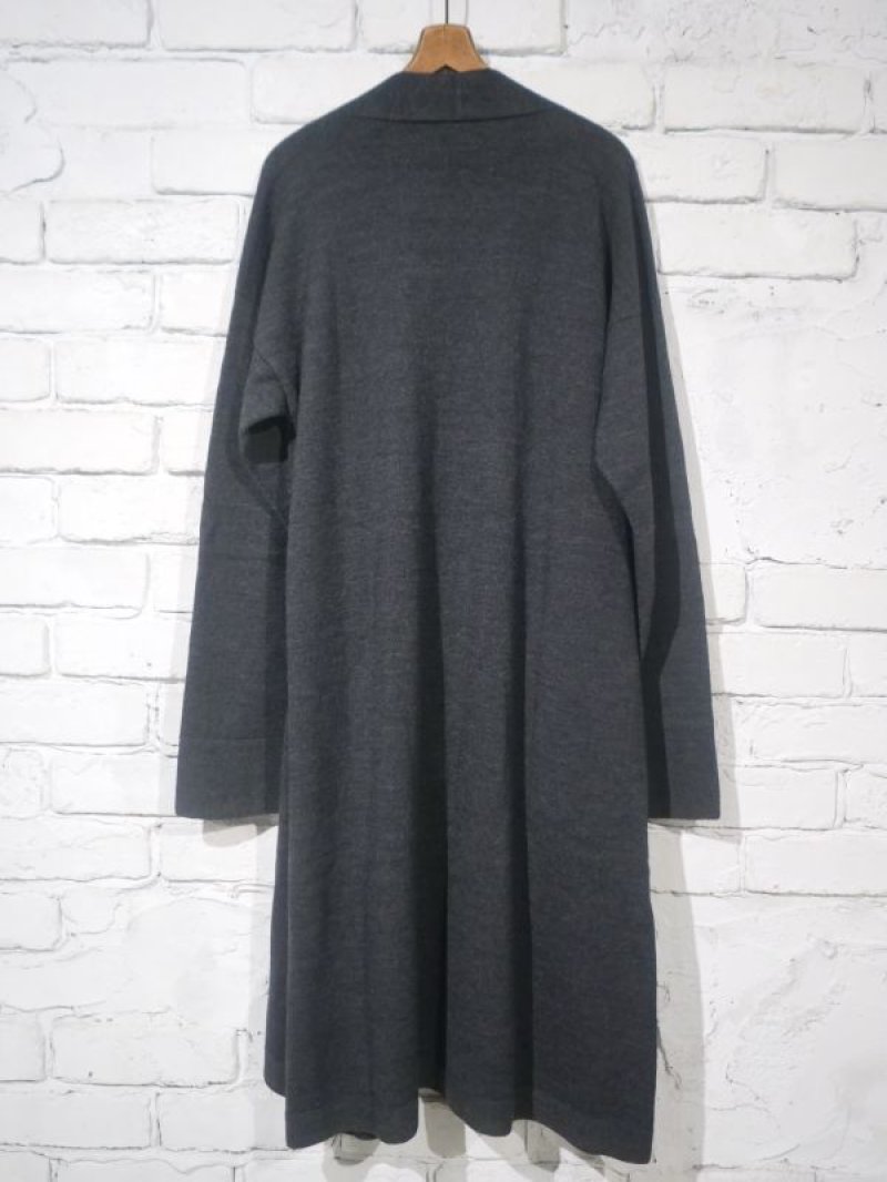 画像3: MITTAN KN-07 ウールニットロング羽織