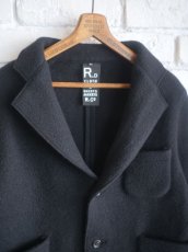 画像4: R&D.M.Co- / OLDMAN'S TAILOR WOOL FELT KNIT JACKET オールドマンズテーラーアールアンドディーエムコー ウールフェルトニットジャケット(5855) (4)