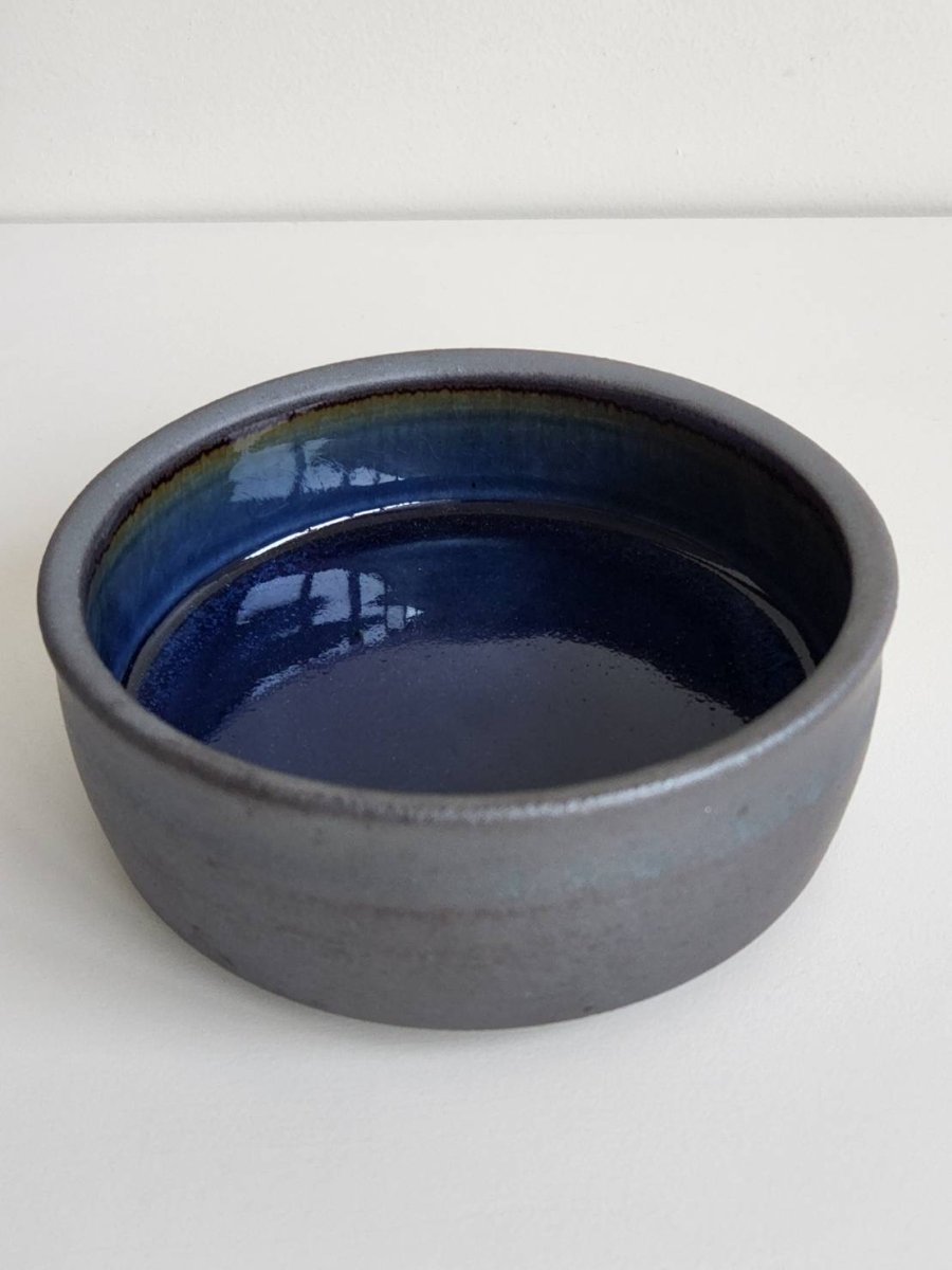 画像1: 出西窯 切立ドラ鉢 (5寸) (1)