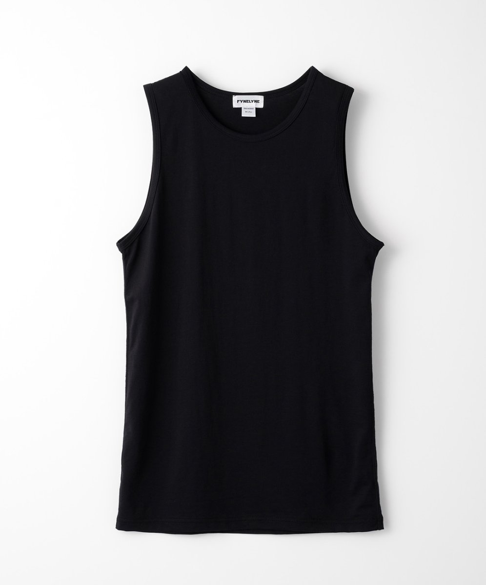 画像1: Fynelyne NO SLEEVE ROUND NECK ファインライン ノースリーブ ラウンドネック (1)