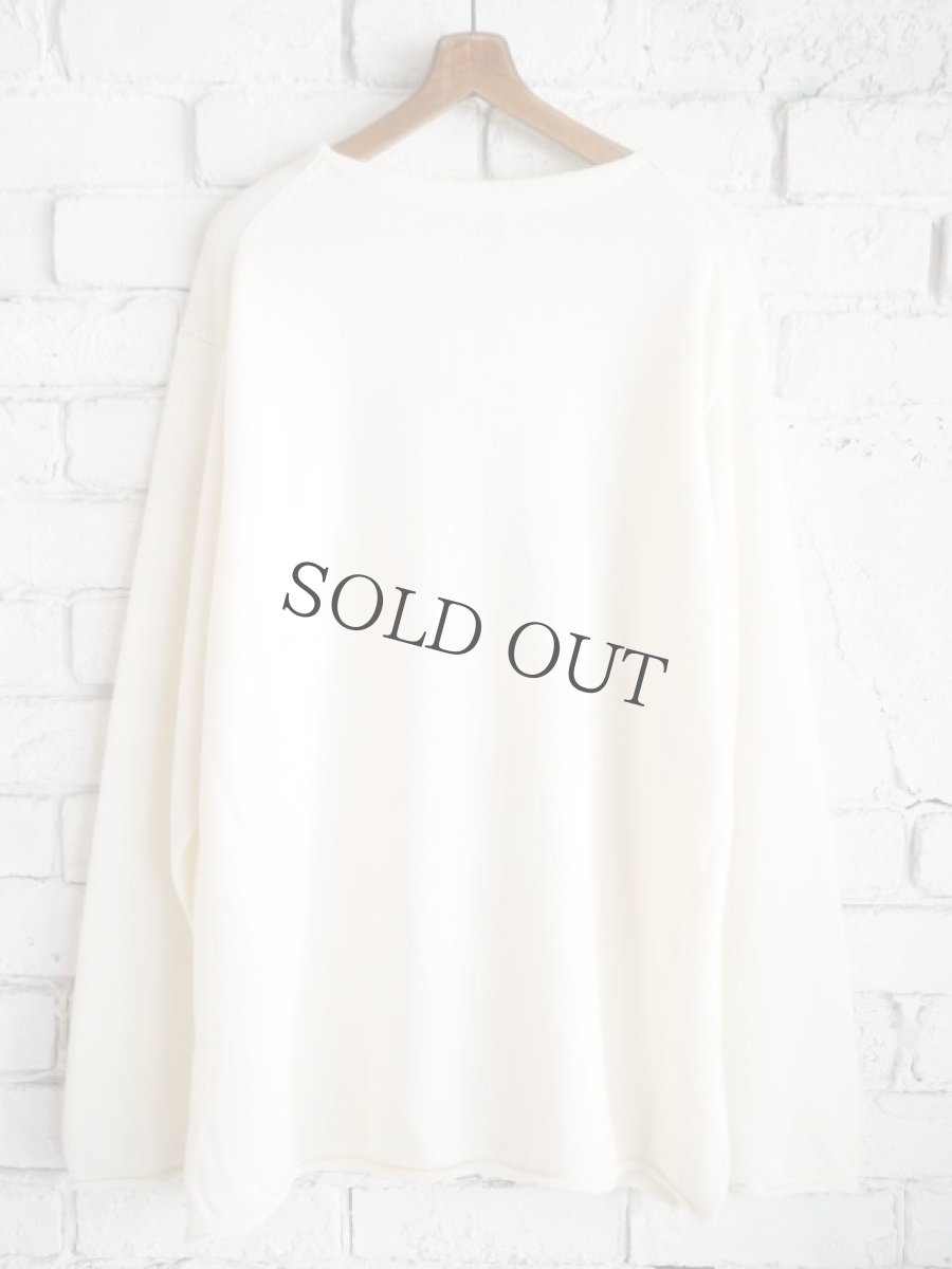 画像6: MAATEE&SONS BOAT P/O SWEATER マーティーアンドサンズ カシミヤシルクボートネックプルオーバーセーター (MT3103-0112) (6)