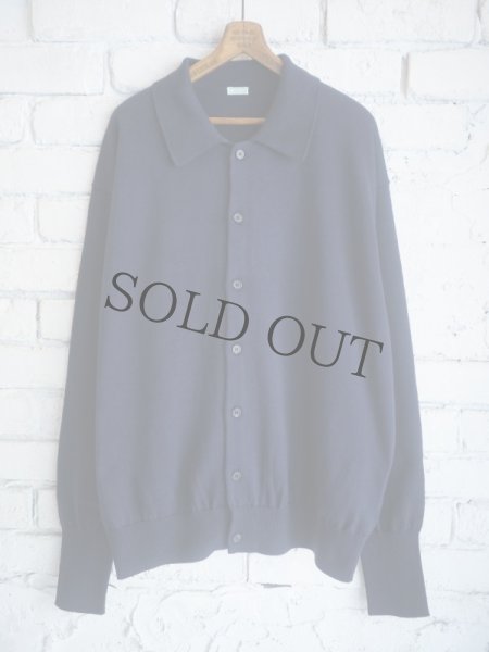 A.PRESSE Cotton Knit Polo Collar Cardigan アプレッセ コットンニットポロカラーカーディガン (23SAP-03 -07H)